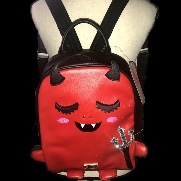betsey johnson devil backpack